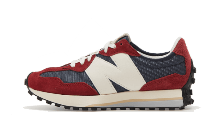 New Balance 327 Navy Blue Red White - MS327MR