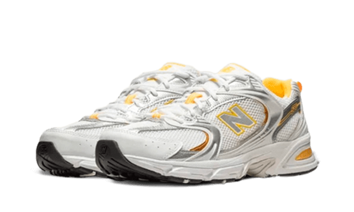 New Balance 530 White Vibrant Apricot Silver Metallic - MR530PUT