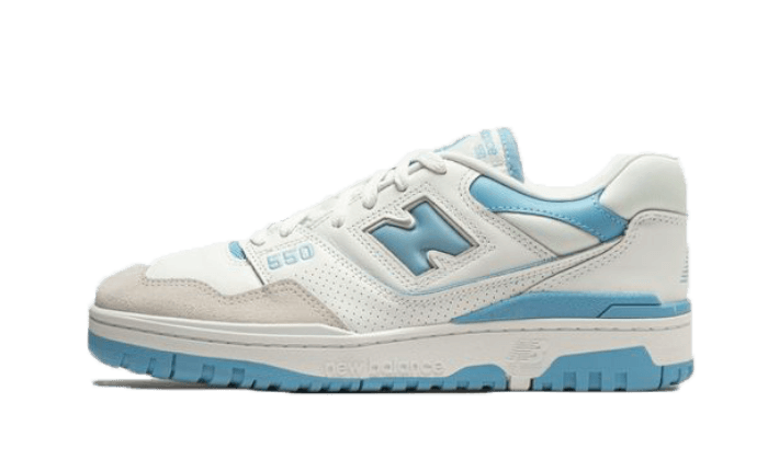 New Balance 550 White Blue Haze Rain Cloud - BB550LSB