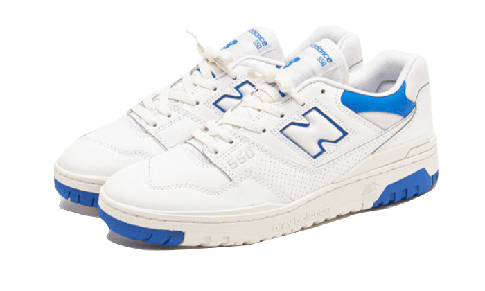 New Balance 550 White Cobalt Blue - BB550SWC