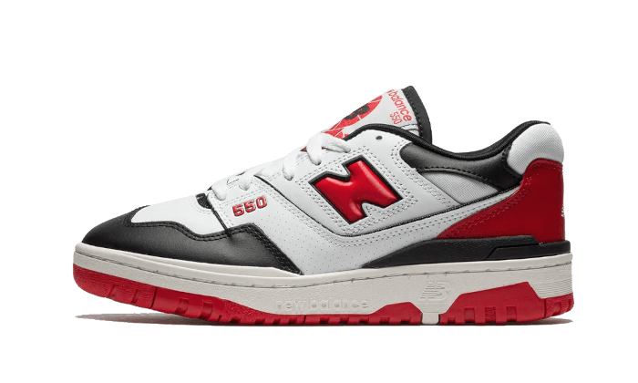 New Balance 550 White Red Black - BB550HR1