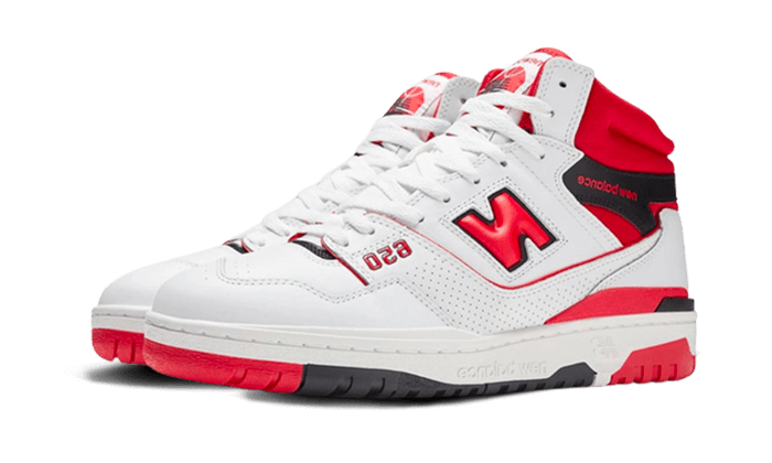 New Balance 650 White Red - BB650RWN