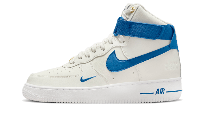 Nike Air Force 1 High 40th Anniversary White Blue - DQ7584-100