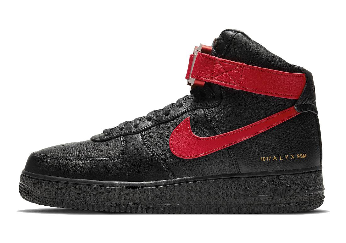 Nike Air Force 1 High Alyx Black University Red - CQ4018-004