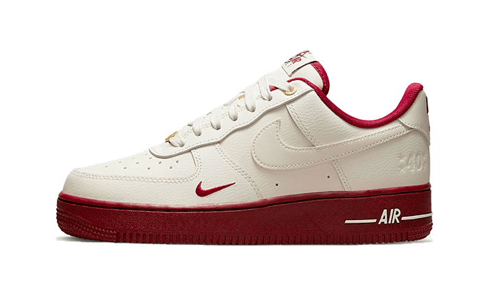 Nike Air Force 1 Low '07 SE 40th Anniversary Sail Team Red - DQ7582-100