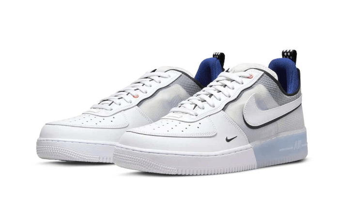 Nike Air Force 1 Low React Split White Photo Blue - DH7615-101