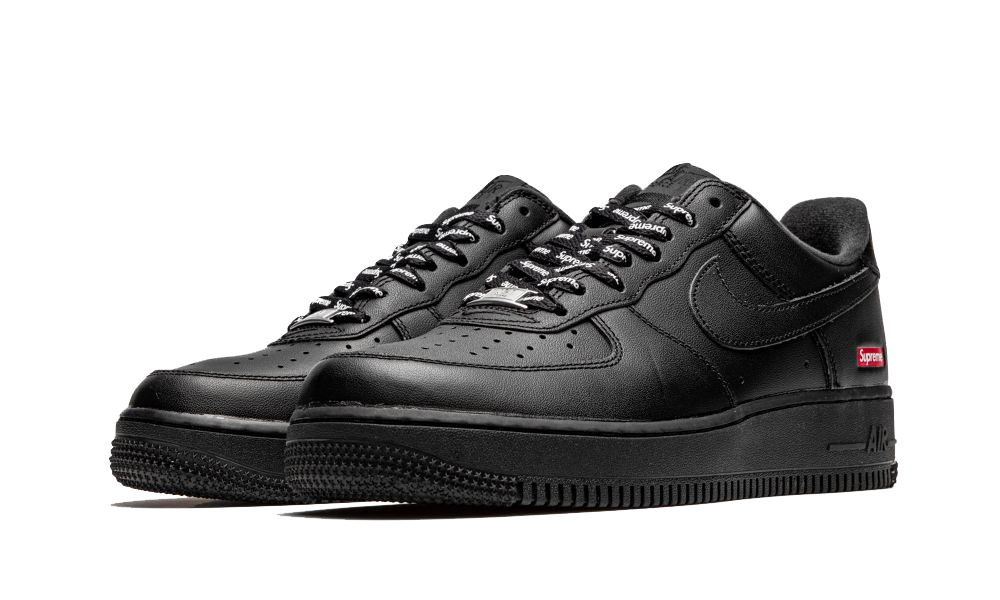 Nike Air Force 1 Low Black Supreme CU9225 001 Graal Spotter