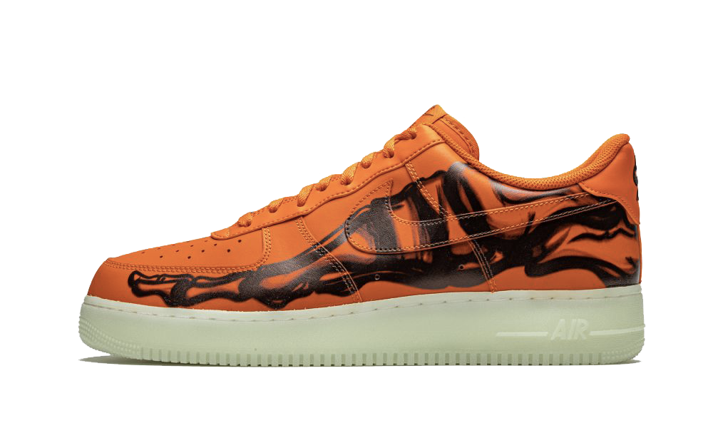 Nike Air Force 1 Low Orange Skeleton Halloween (2020) - CU8067-800
