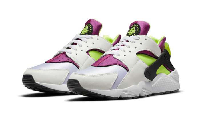 Nike Air Huarache Run Neon Yellow Magenta (2021) - DD1068-104