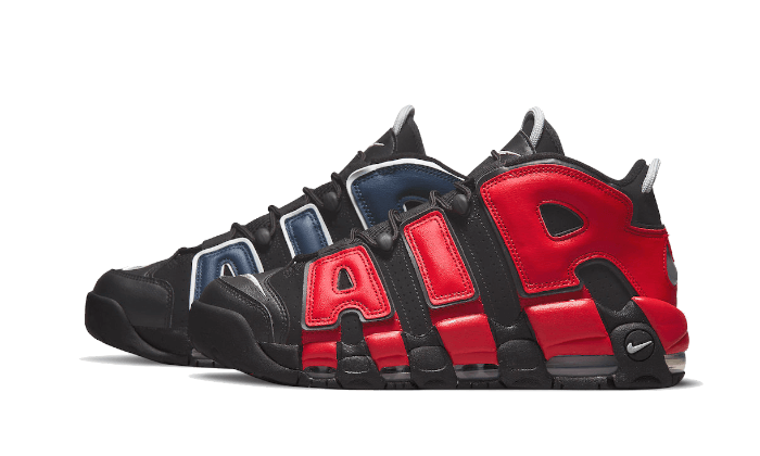 Nike Air More Uptempo Alternates Split Navy Red - DJ4400-001