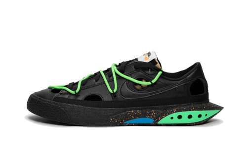 Nike Blazer Low Off-White Black Green - DH7863-001