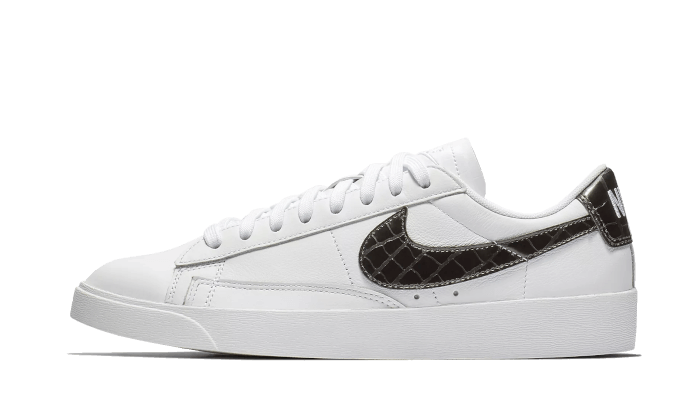 Nike Blazer Low White Black Croc - bq0033-100