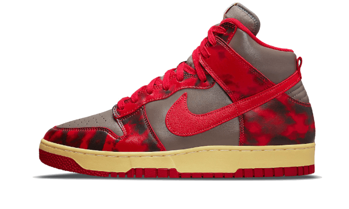 Nike Dunk High 1985 Red Acid Wash - DD9404-600