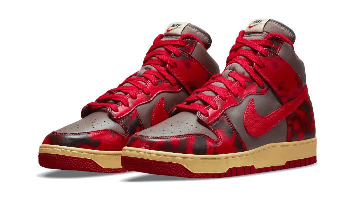 Nike Dunk High 1985 Red Acid Wash - DD9404-600