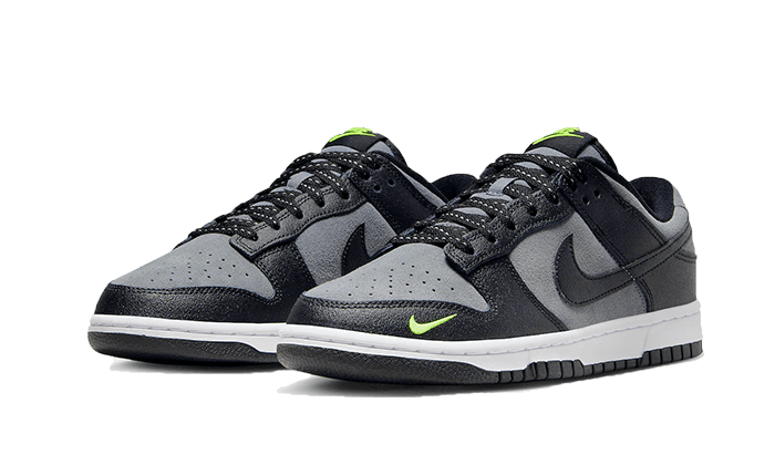 Nike Dunk Low Black Grey Green Strike - FQ2205-001