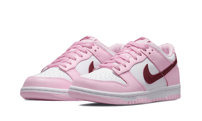 Nike Dunk Low Pink Red White - CW1590-601