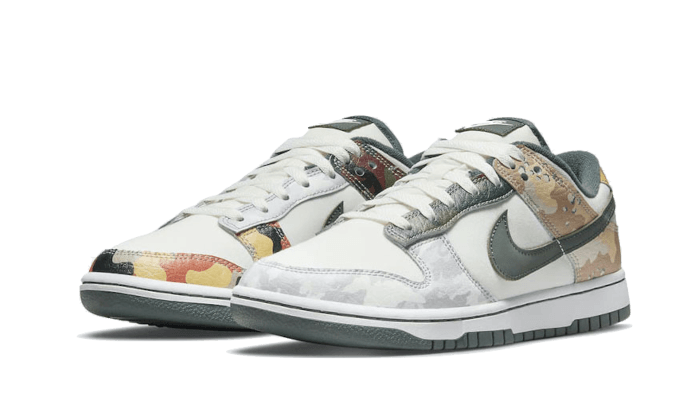 Nike Dunk Low SE Sail Multi-Camo - DH0957-100