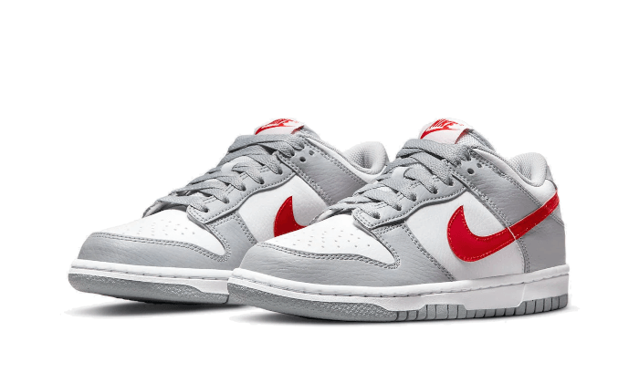 Nike Dunk Low White Grey Red - DV7149-001