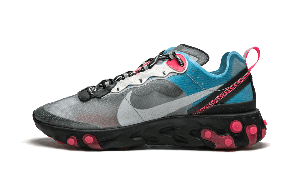 Nike React Element 87 Blue Chill Solar Red - AQ1090-006