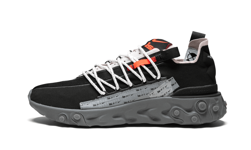 Nike React Low WR ISPA Black Metallic Silver - AR8555-001