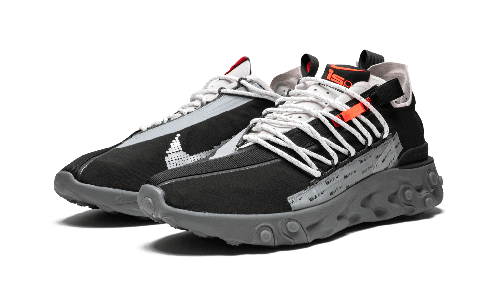 Nike React Low WR ISPA Black Metallic Silver - AR8555-001