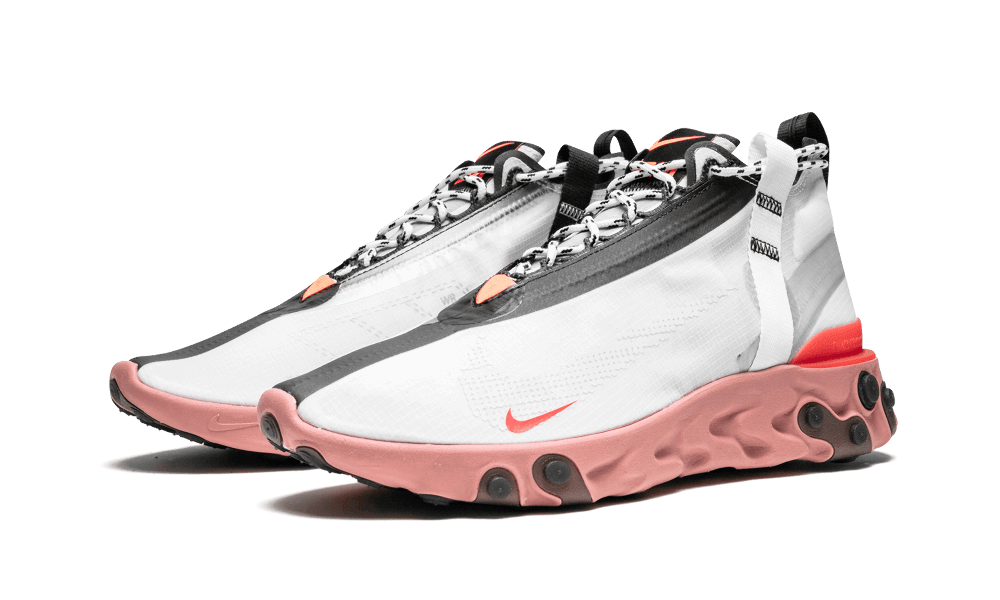 Nike React Runner Mid WR ISPA White Light Crimson - AT3143-100