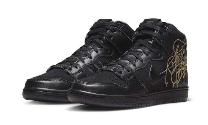 Nike SB Dunk High FAUST Black Gold - DH7755-001