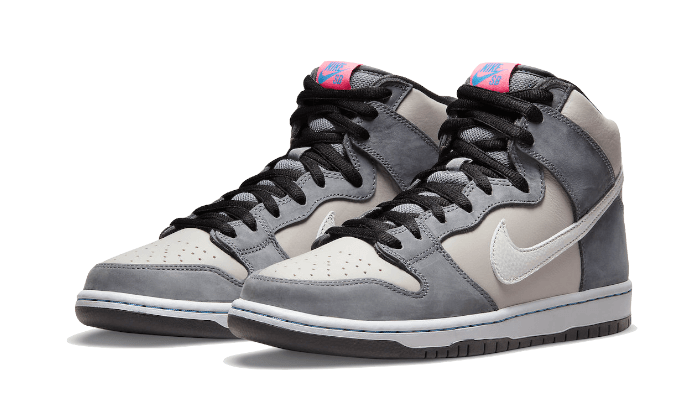 Nike SB Dunk High Medium Grey Pink - DJ9800-001