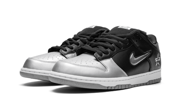 Nike SB Dunk Low Supreme Jewel Swoosh Silver - CK3480-001